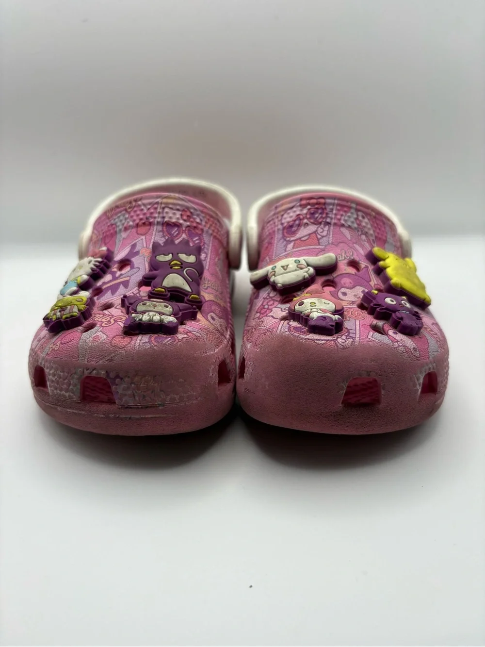 Sanrio Hello kitty and friends Pink Character Clog Shoes with Charms